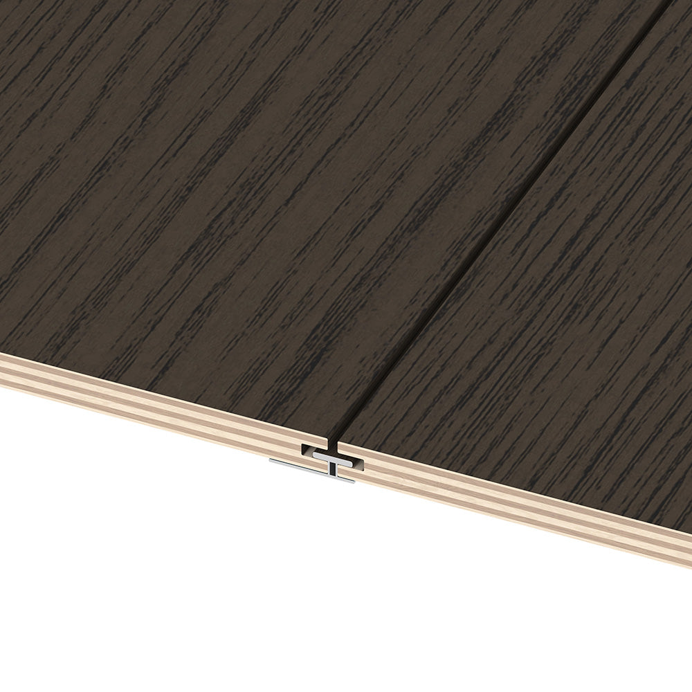 Seamless Dark Oak Wall Panel Kit – Decorative Wood Panels with Trim