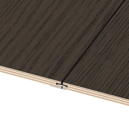 Seamless Dark Oak Wall Panel Kit – Decorative Wood Panels with Trim