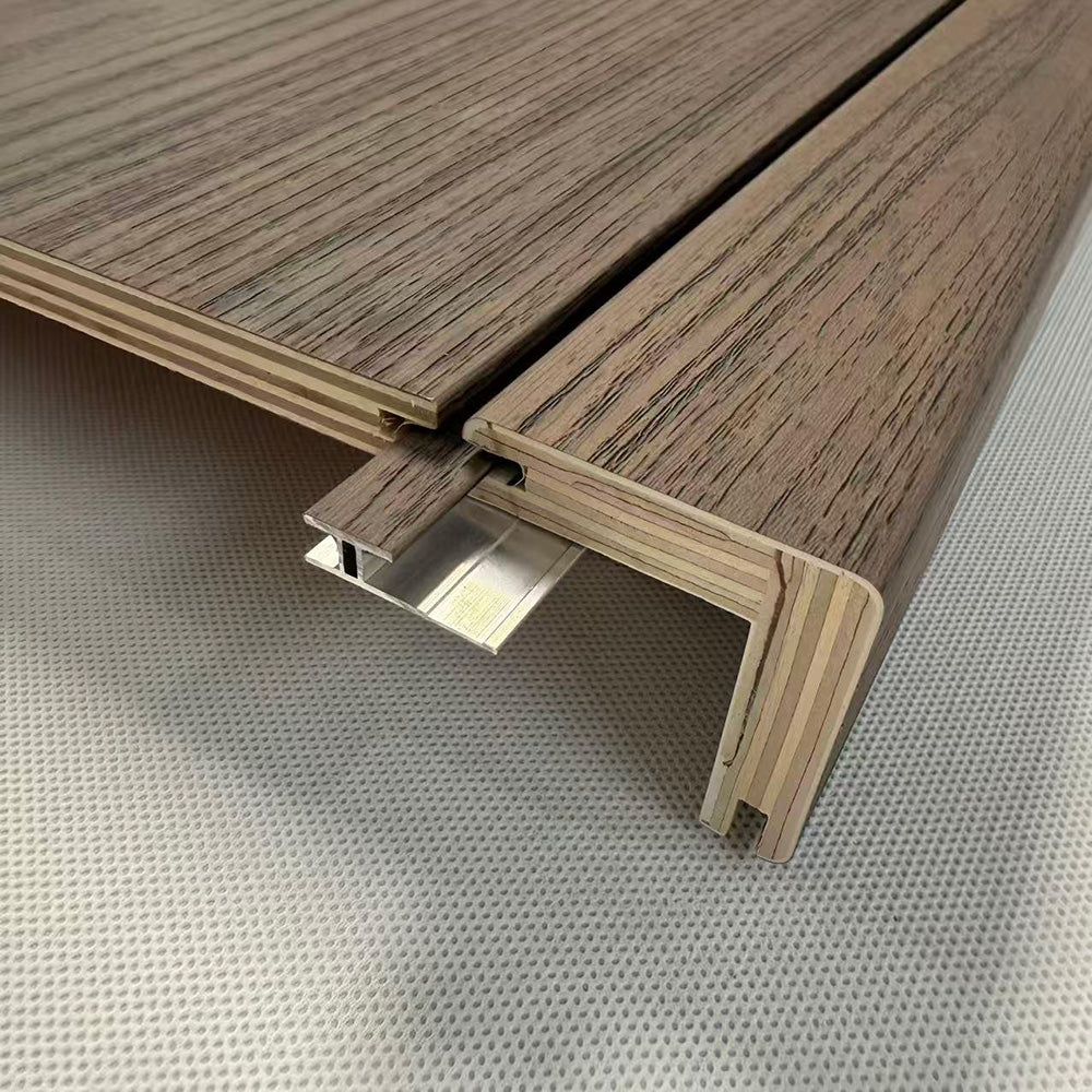 Seamless Dark Oak Wall Panel Kit – Decorative Wood Panels with Trim