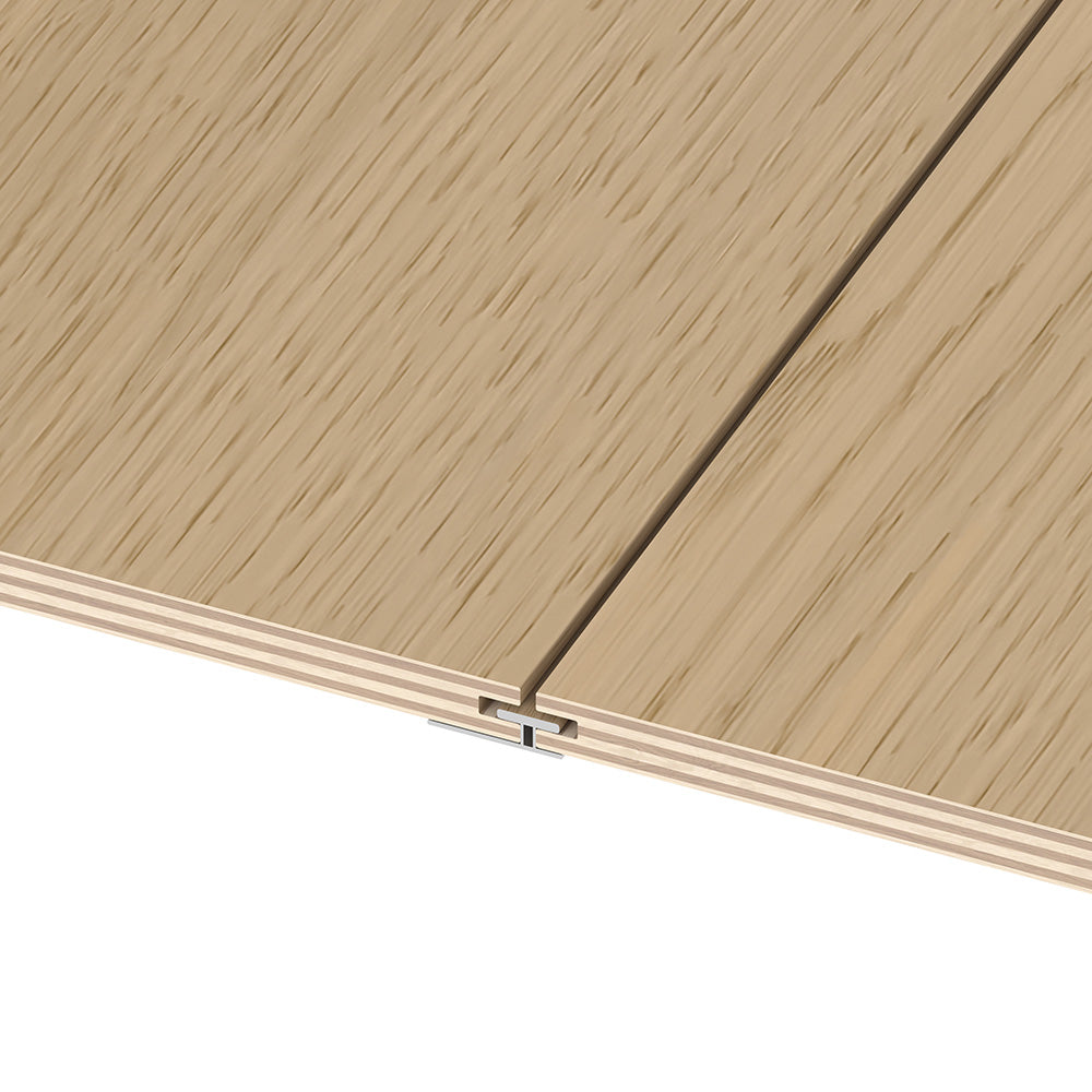 Seamless Light Oak Wall Panel Kit – Decorative Wood Panels with Trim