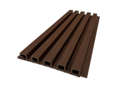 Mahogany Exterior Slat Siding Outdoor Wall Cladding Panels