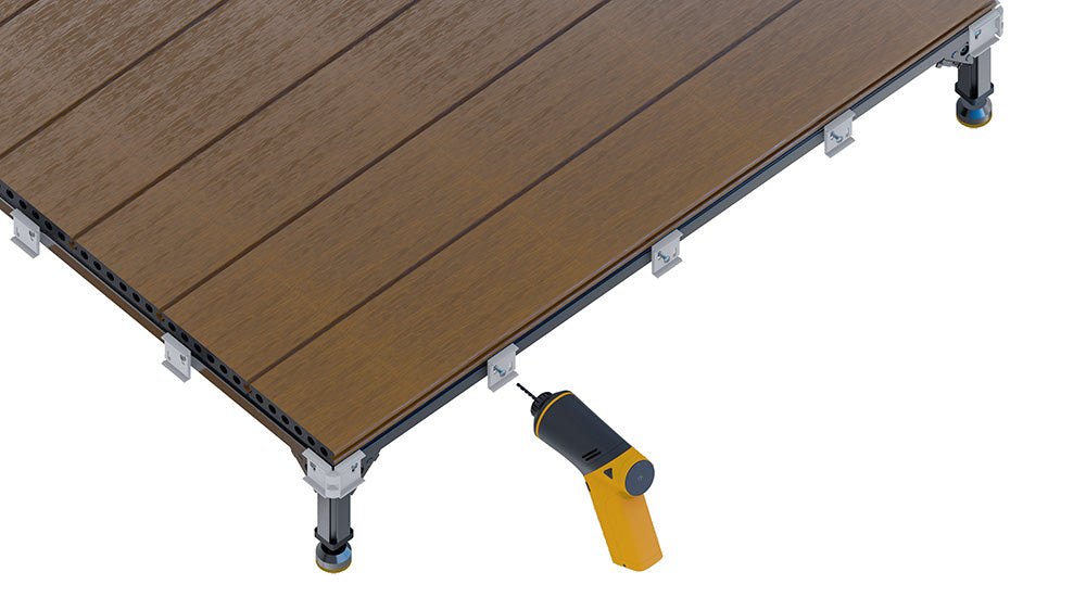 Modular Deck Fascia Side Skirt Kit – 4 Panels with Mounting Hardware