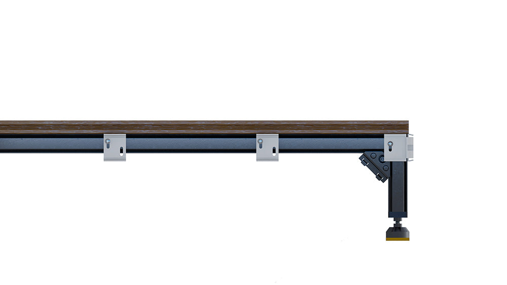 Modular Deck Fascia Side Skirt Kit – 4 Panels with Mounting Hardware