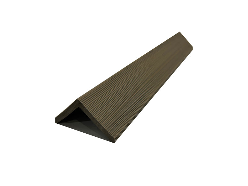 Gray Oak 90° Right Angle Trim for 5 Strip - 1" Wide Slat Panels