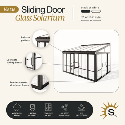 Vistas Sliding Door Glass Sunroom Series 