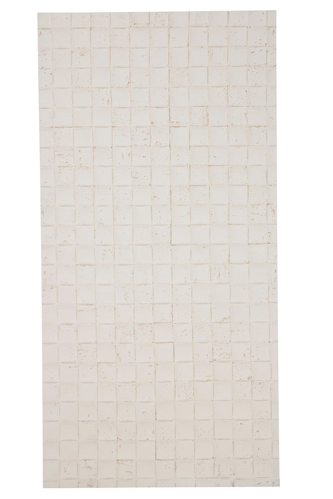 Beige 3D Mosaic Stone Wall Tile – Lightweight Travertine Wall Paneling for Indoor & Outdoor