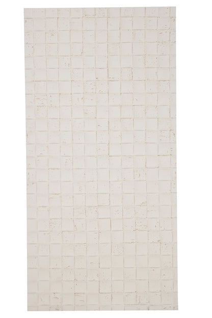 Beige 3D Mosaic Stone Wall Tile – Lightweight Travertine Wall Paneling for Indoor & Outdoor