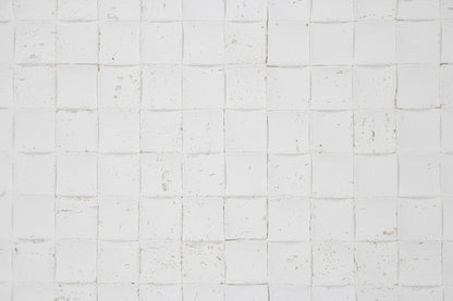 White 3D Mosaic Stone Wall Tile – Lightweight Travertine Wall Paneling for Indoor & Outdoor