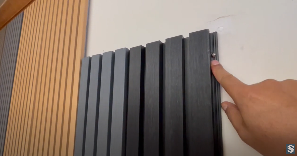 Load video: How to install exterior wall paneling for outdoors