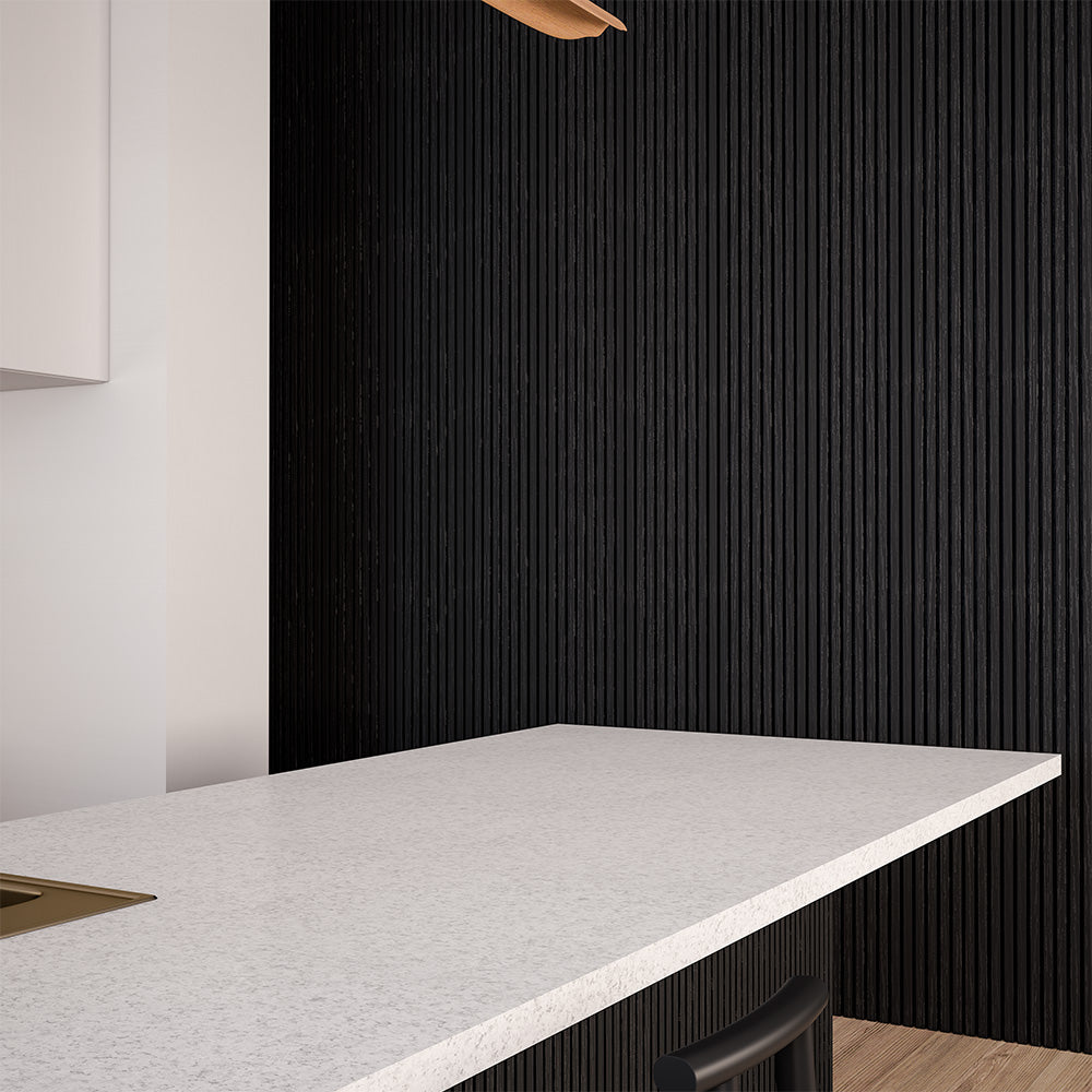 FlexForm™ Seamless Flexible Fluted Wall Panels – Ultra Black