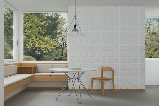 White 3D Stone Wall Tile – Lightweight Decorative Panels for Walls, Interior & Outdoor Wall Decor