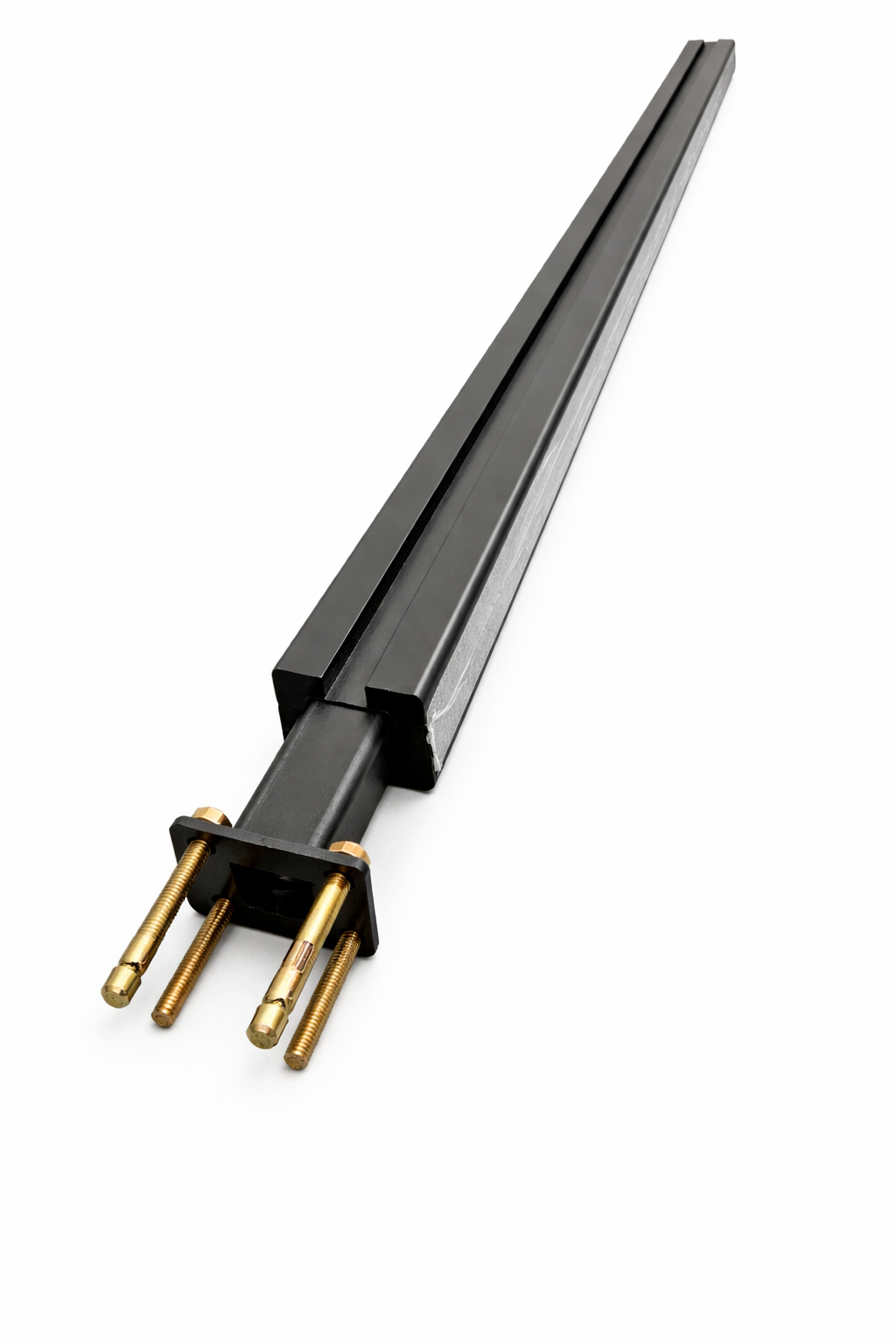 Vertical Layout - Metal Fence Post For Composite Fence