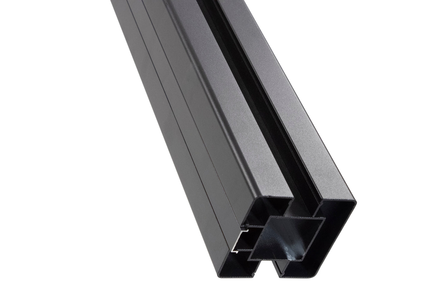 Vertical Layout - Metal Fence Post For Composite Fence