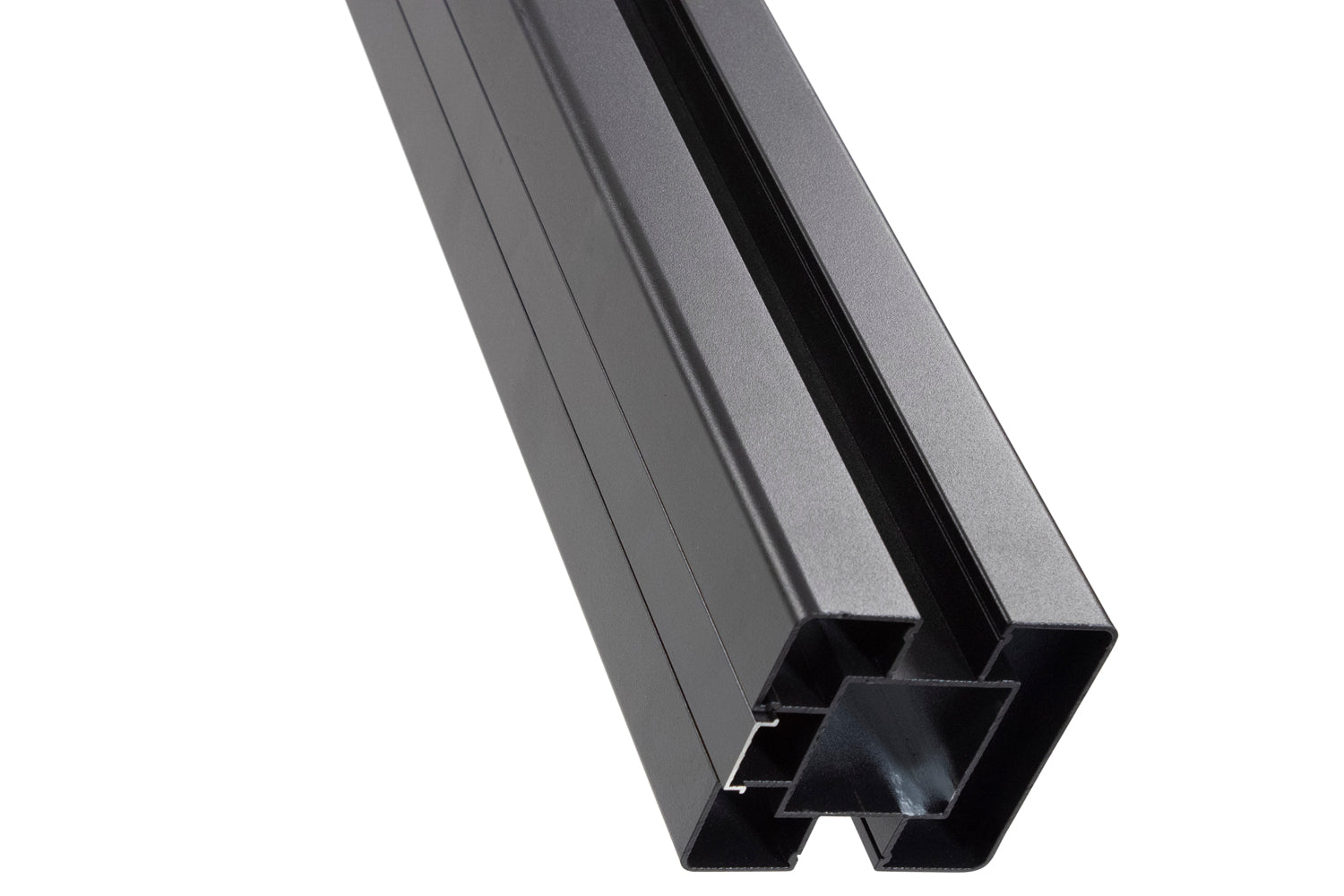 Vertical Layout - Metal Fence Post For Composite Fence