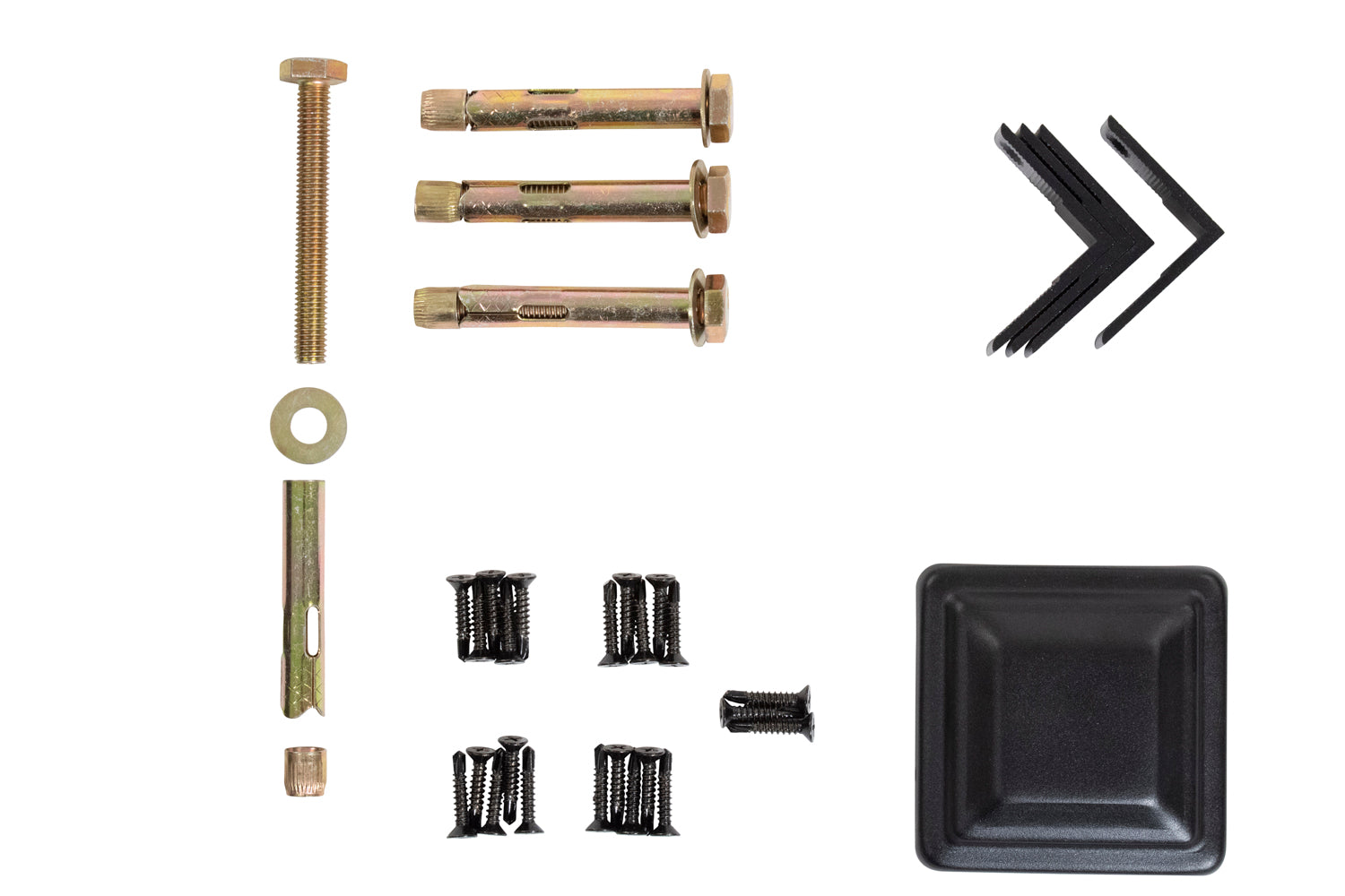 Vertical Layout - Metal Fence Post For Composite Fence