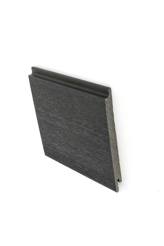 All-Weather Composite Siding System Shiplap Board - Ebony