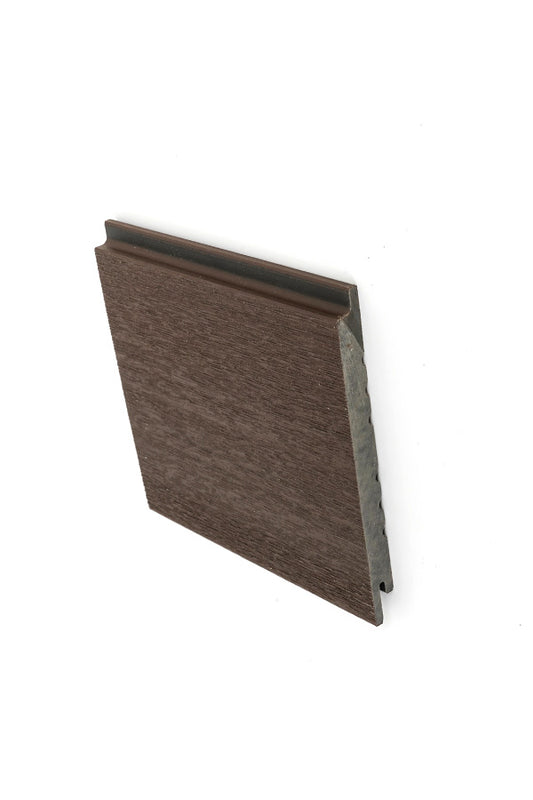 All-Weather Composite Siding System Shiplap Board - Rose Walnut