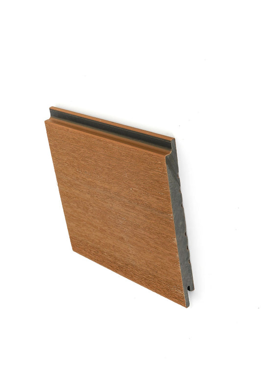 All-Weather Composite Siding System Shiplap Board - Peruvian Teak