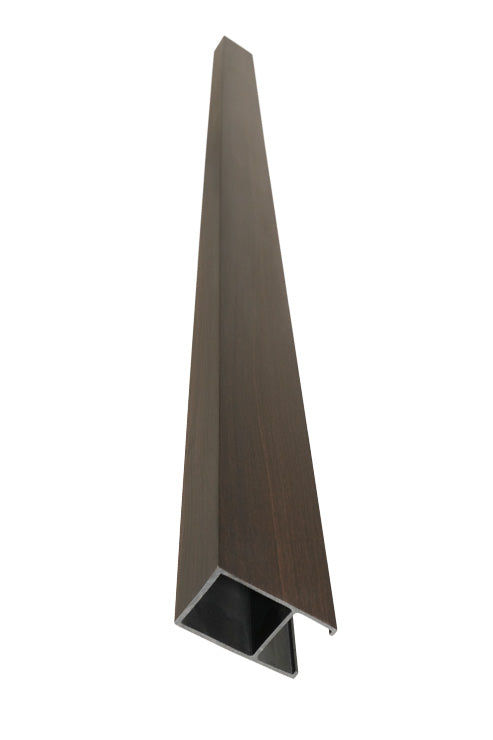 Suspended Slatted Wood Acoustic Drop Ceiling System - Dark Walnut