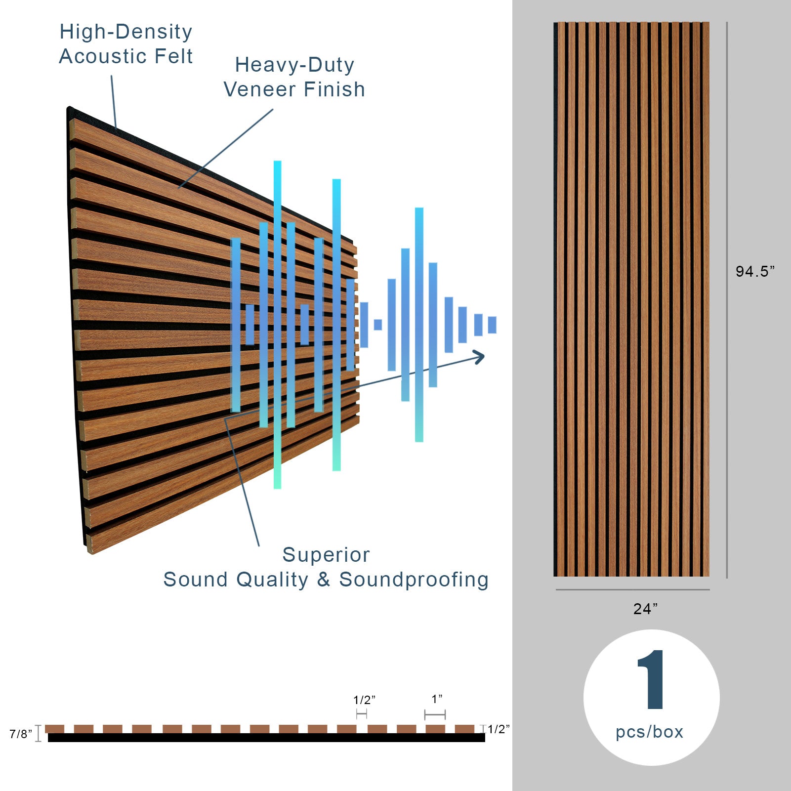 Maple Slats Maple Acoustic Soundproof Wall Panels Interior Slat Wood Siding (24