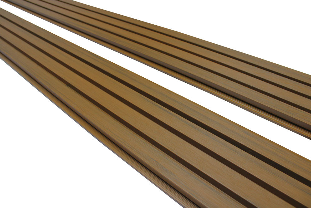 Weathered Teak Exterior Slat Wall Paneling for Outdoors