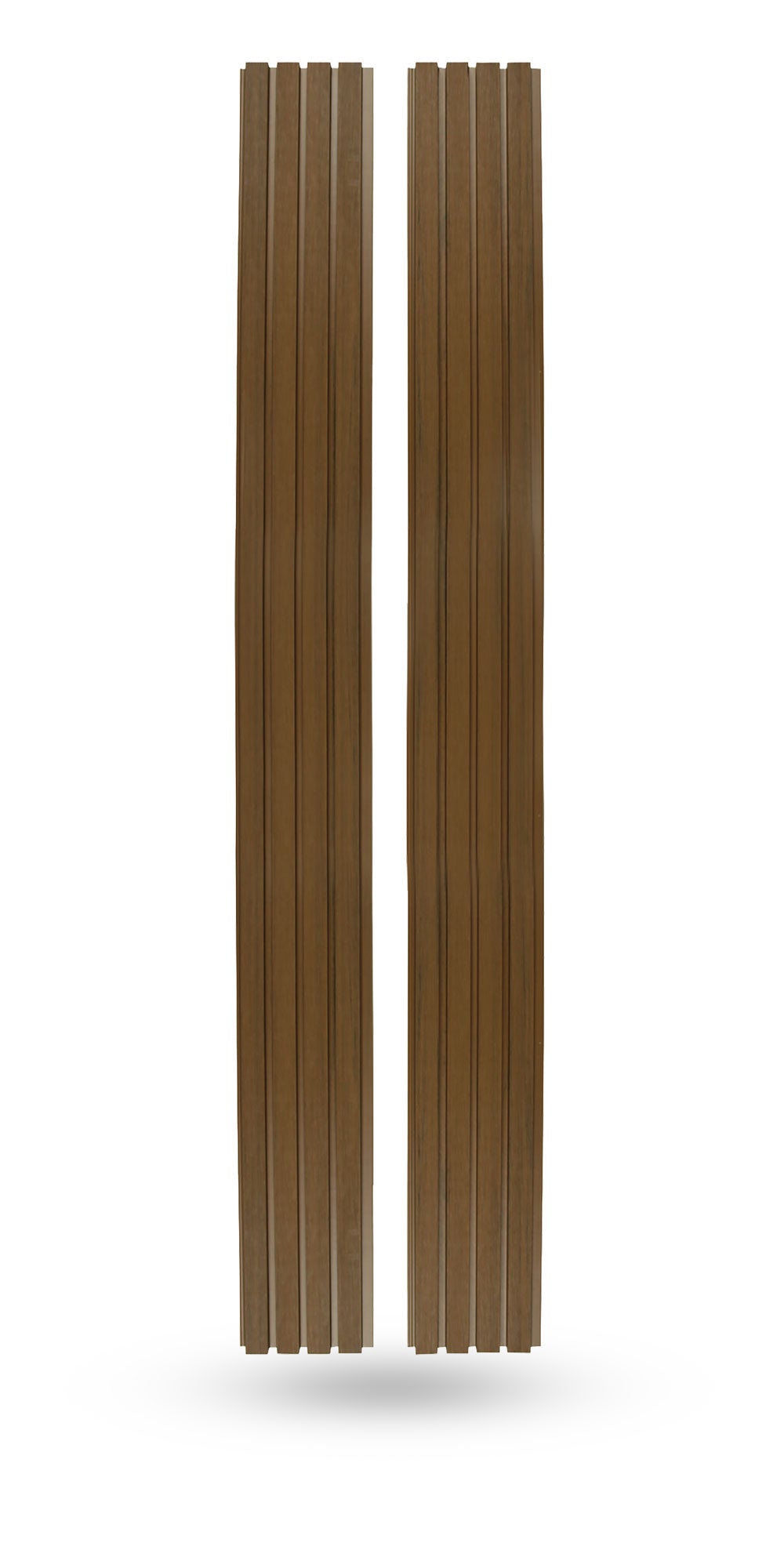 Weathered Teak Exterior Slat Wall Paneling for Outdoors