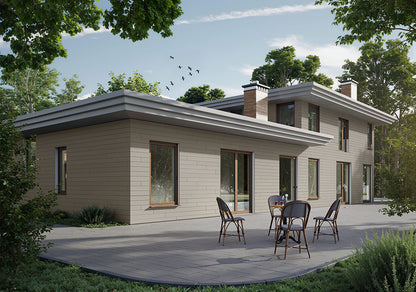 Arctic Oak Composite Shiplap Siding for Exterior Walls & Ceilings