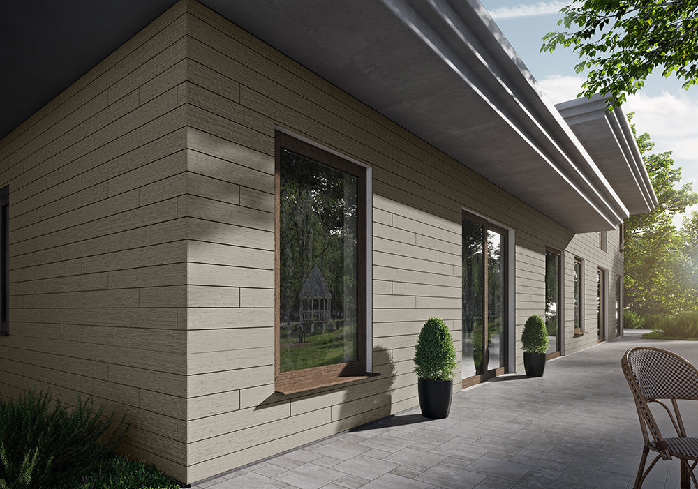 Arctic Oak Composite Shiplap Siding for Exterior Walls & Ceilings