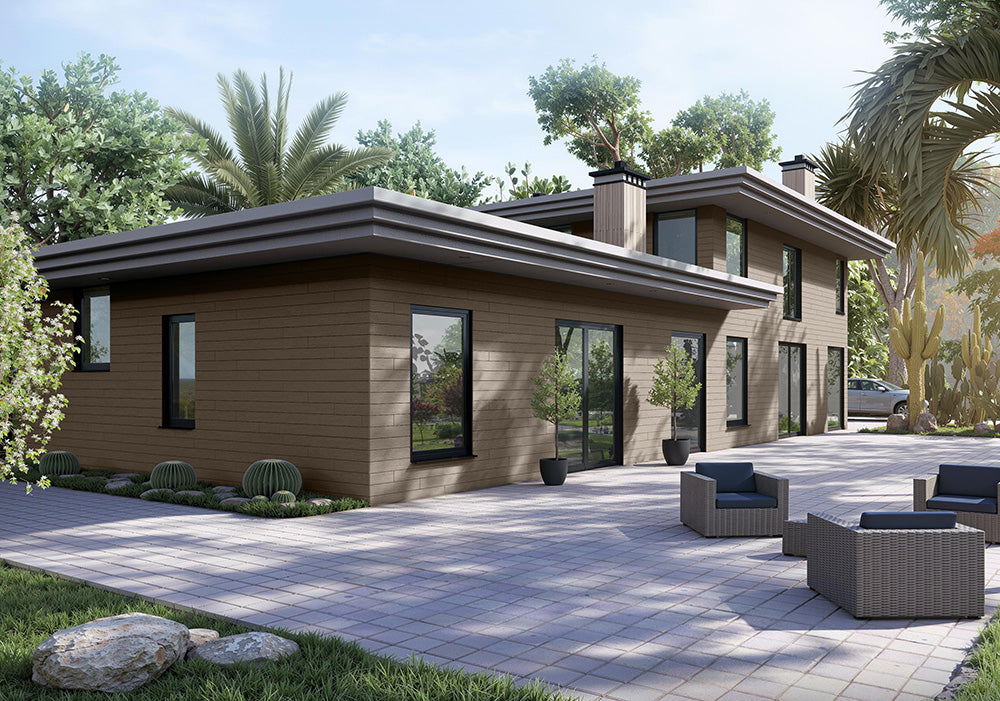 All-Weather Composite Siding System Shiplap Board Exterior Cladding - Brazilian IPE