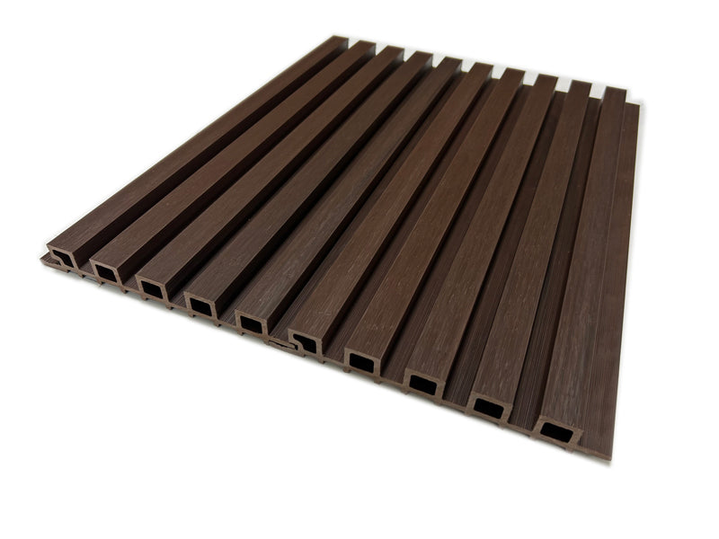 Coffee Exterior Slat Siding Outdoor Wall Cladding Panels