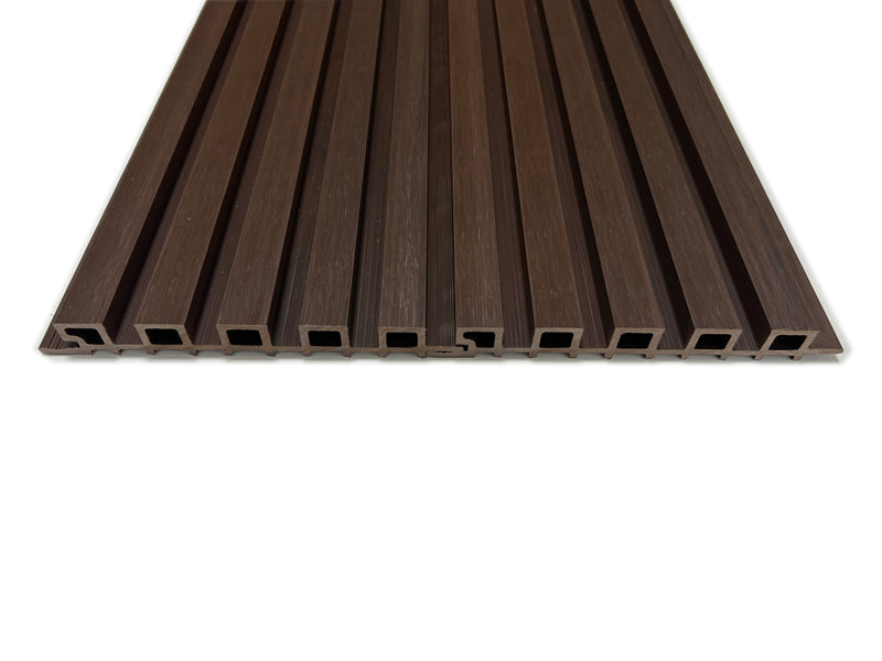 Coffee Exterior Slat Siding Outdoor Wall Cladding Panels