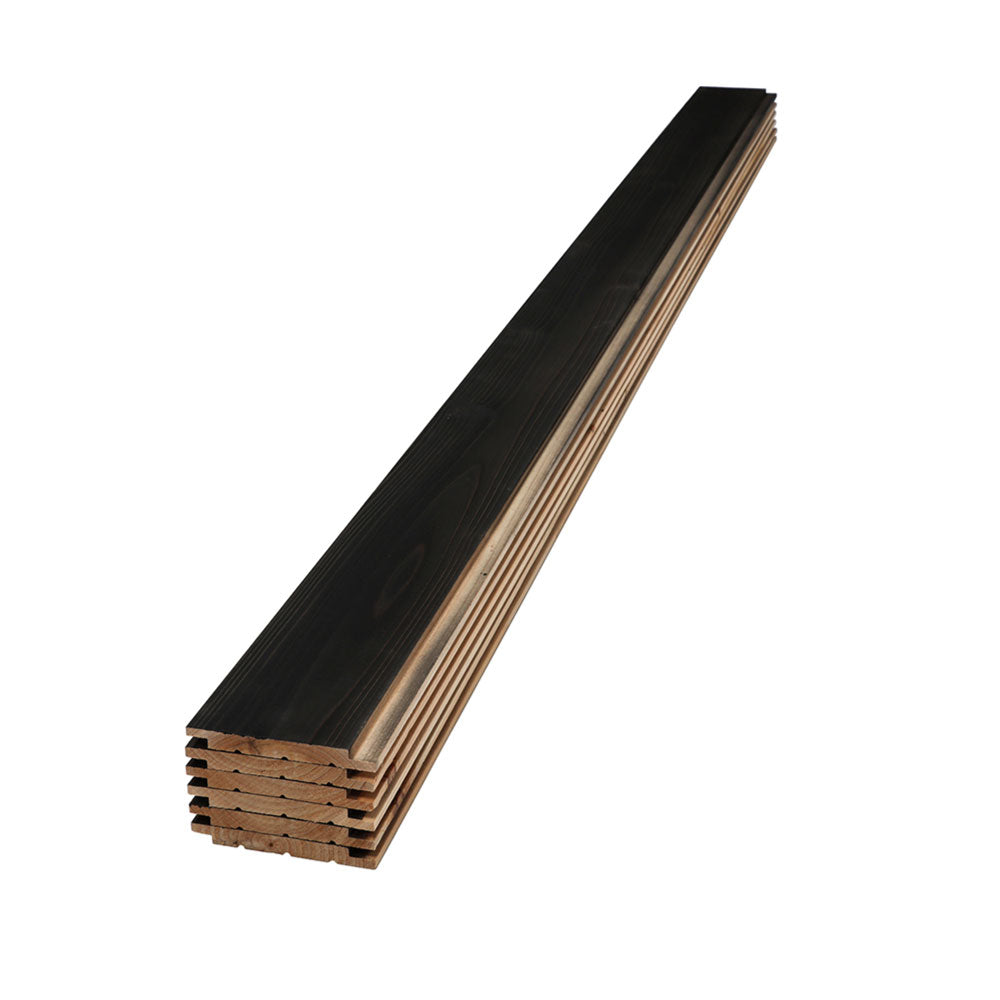 Ebony Wood Shiplap Siding Boards for Interior, Exterior Walls