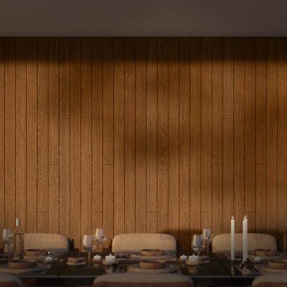 Enhanced Grain Wood-Like Composite Siding, Exterior Wall Paneling - Peruvian Teak