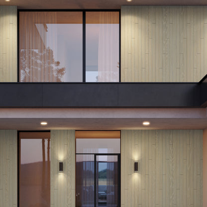 Enhanced Grain Wood-Like Composite Siding, Exterior Wall Paneling - Arctic Oak