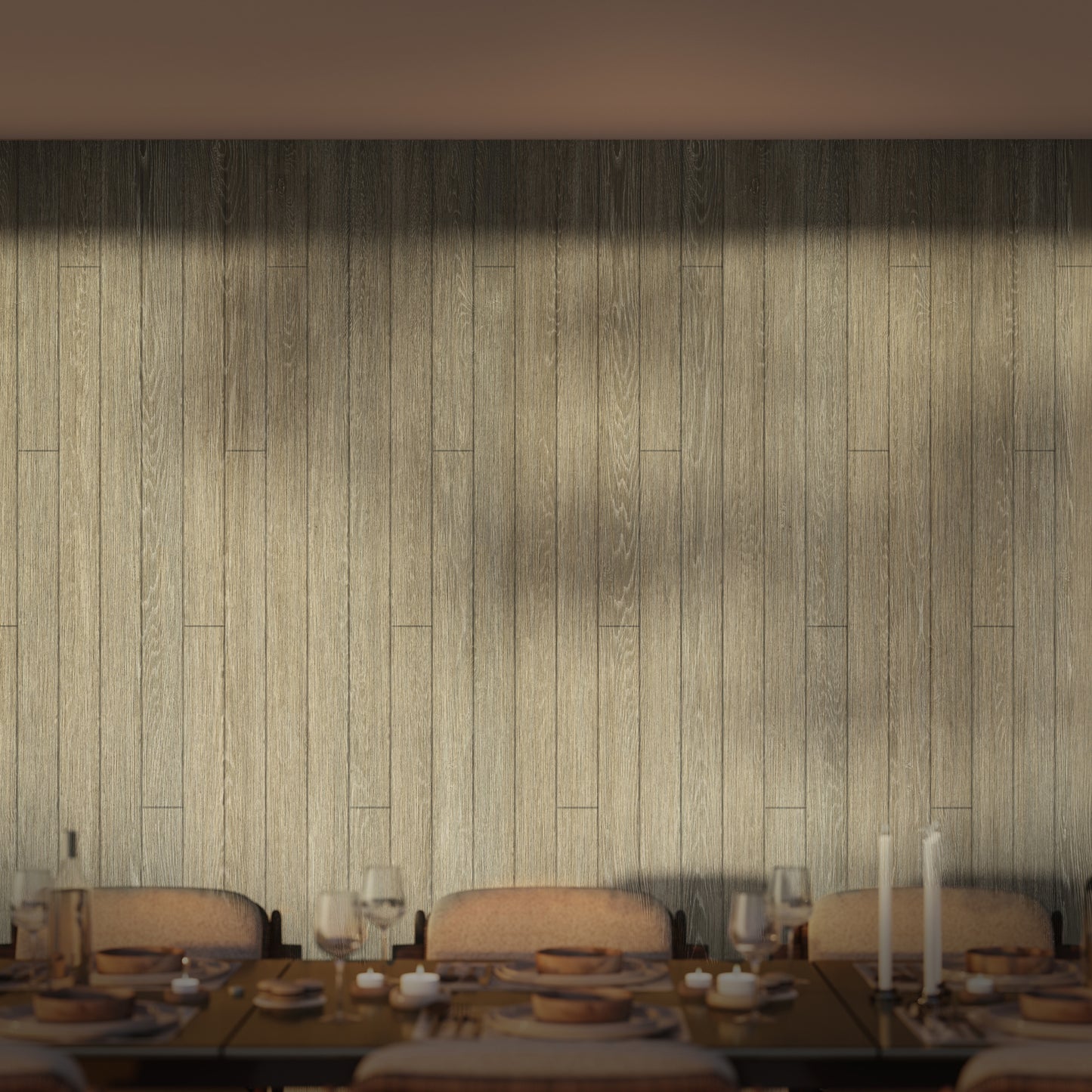 Enhanced Grain Wood-Like Composite Siding, Exterior Wall Paneling - Arctic Oak