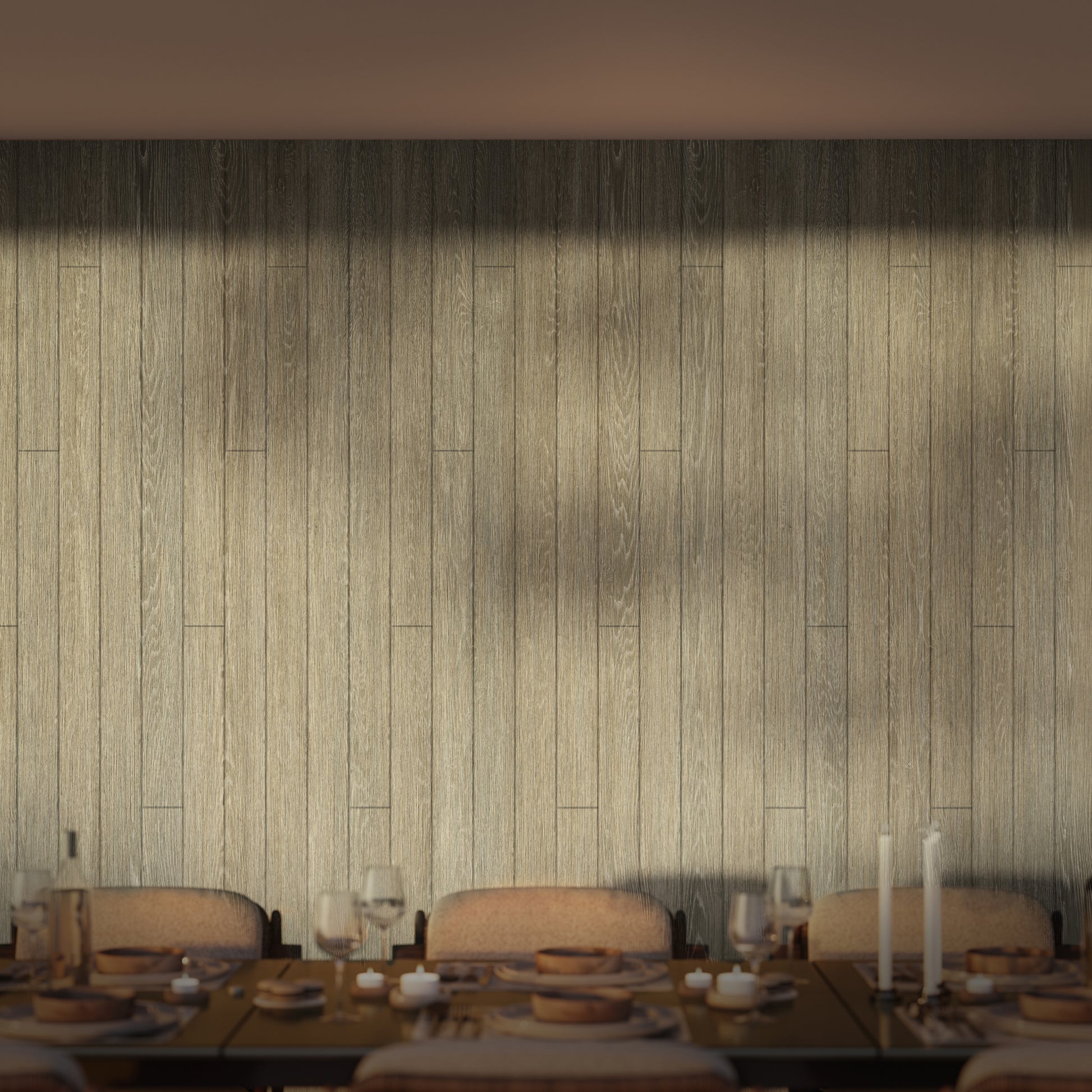 Enhanced Grain Wood-Like Composite Siding, Exterior Wall Paneling - Arctic Oak