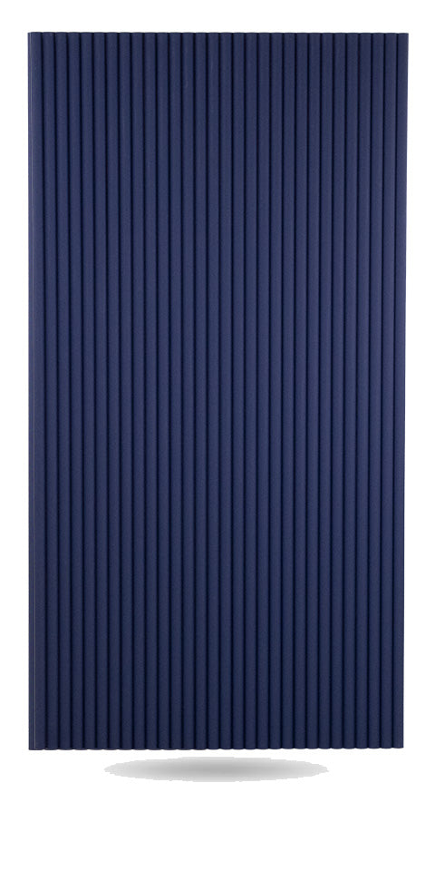 Flexible Tambour Wood Panels For Interior Walls Decorative Fluted Siding Cladding - Midnight Blue 3/4" Mini-Bead