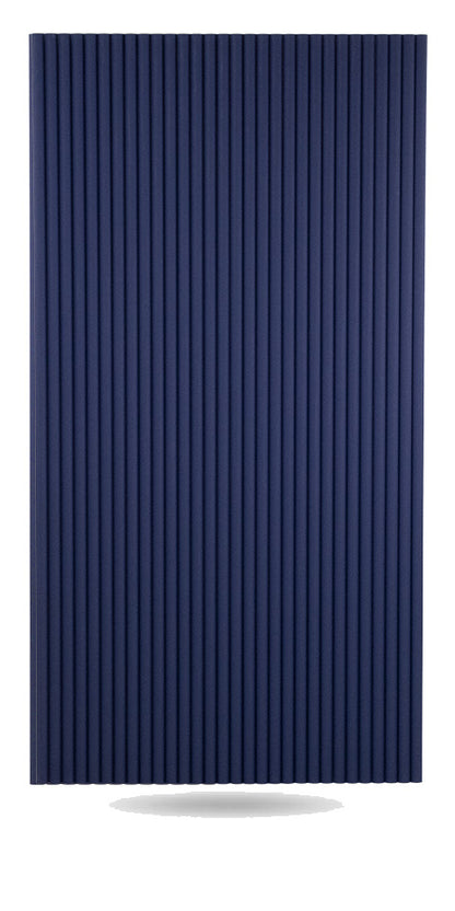 Flexible Tambour Wood Panels For Interior Walls Decorative Fluted Siding Cladding - Midnight Blue 3/4" Mini-Bead