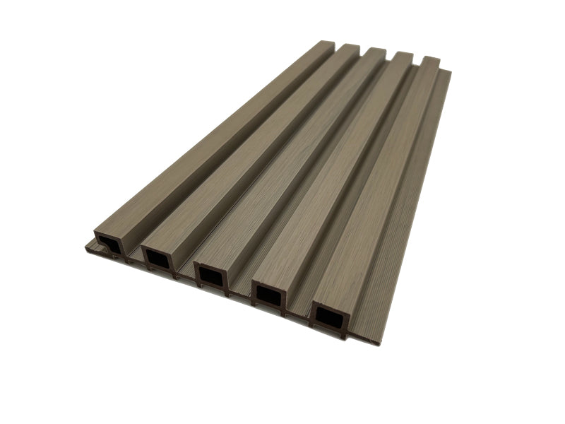 Gray Oak Exterior Slat Siding Outdoor Wall Cladding Panels