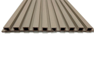 Gray Oak Exterior Slat Siding Outdoor Wall Cladding Panels 5 Strip: 1 ...