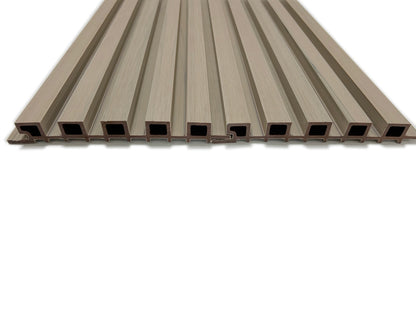 Gray Oak Exterior Slat Siding Outdoor Wall Cladding Panels