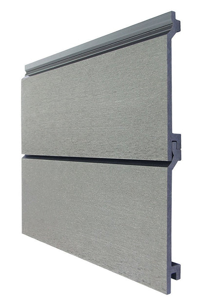 Light Gray Exterior Shiplap Siding Boards, Outdoor Wall Panel Cladding