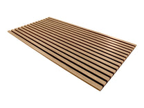 Light Walnut Acoustic Slat Wood Paneling for Soundproofing Walls - Wid ...