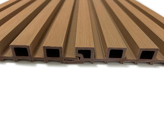 Maple Exterior Slat Siding Outdoor Wall Cladding Panels 5 Strip: 1
