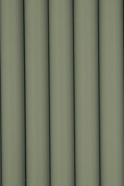 Flexible Tambour Wood Panels For Interior Walls Decorative Fluted Siding Cladding - Olive Green