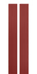 Satin Red Slat Wood Panels for Walls - Sleek (106