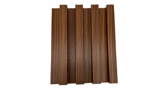 Antique Maple WPC Fluted Slat Wall Panels