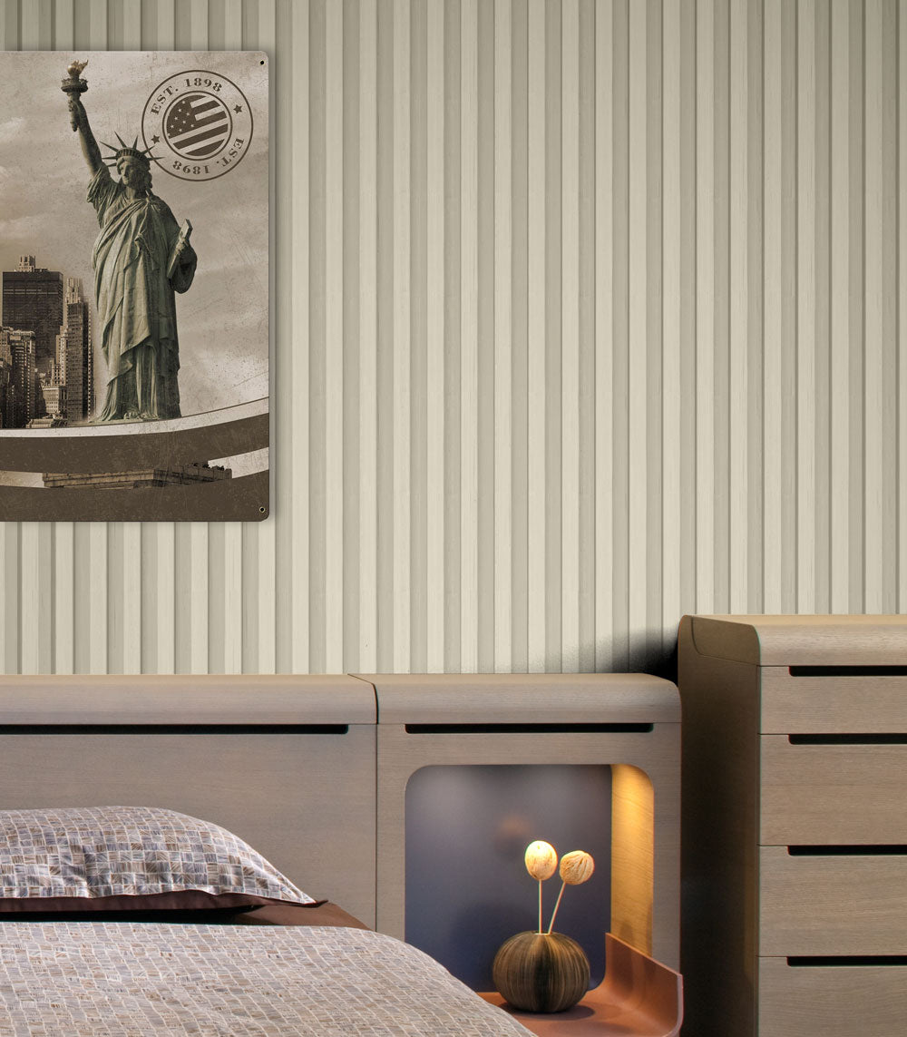 Ultra Black Slat Wood Panels for Walls - Sleek (106 x 5 3/4) –