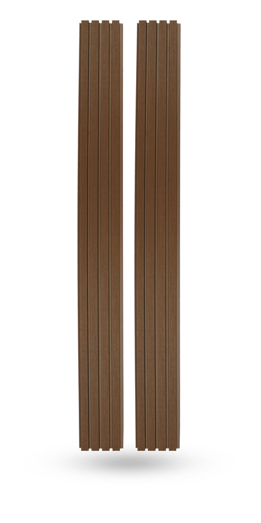 Teak Exterior Slat Wall Paneling for Outdoors