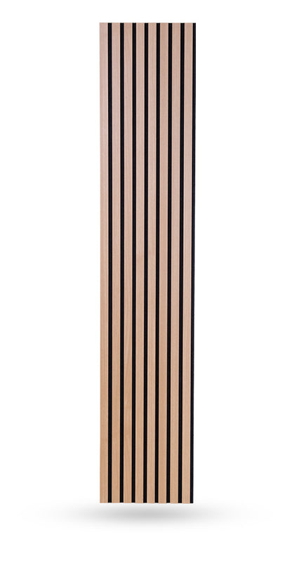 UltraFelt™ – 6 Panels / Box Lightweight Solid Acoustic Felt Wall Panels with Wood-Like Veneer Finish (Champagne Oak)